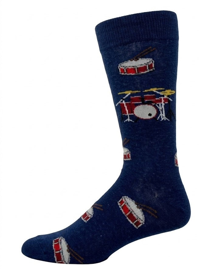 CRAZY TOES - MEN'S - DRUM Crew Socks