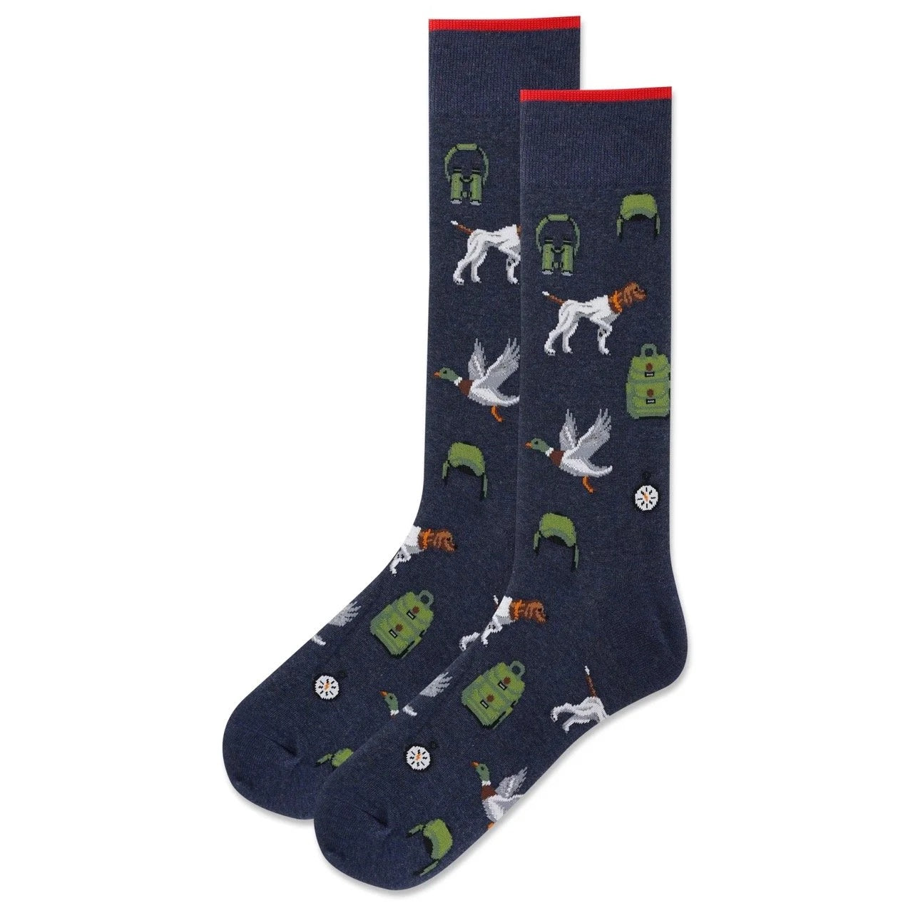 Hot Sox - Men - Animals -  DUCK HUNTING Crew Socks