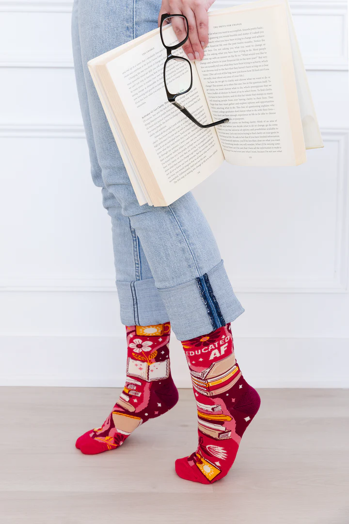 Uptown Sox - Women's - Educated AF Socks for HER