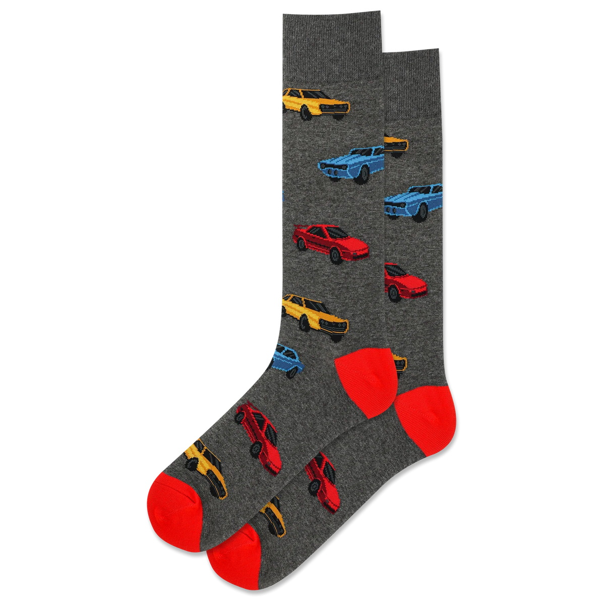 Hot Sox - Men - EIGHTIES CARS Crew Socks