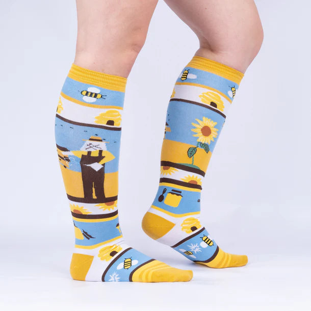 Sock it to Me - Knee High Sock: HONEY, YOU ARE A KEEPER