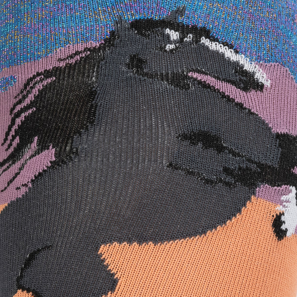 Sock it to Me - Knee High Sock: Black Beauty