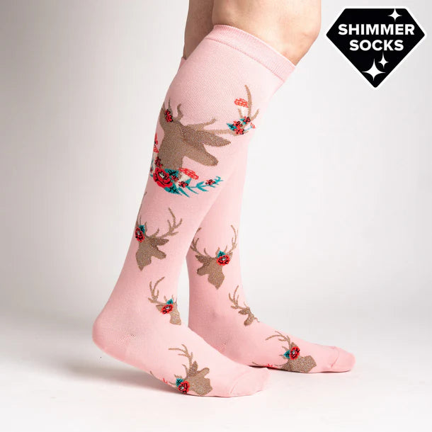 Sock it to Me - Knee High Sock: FAWN'D OF YOU