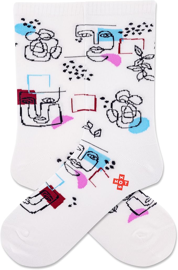 Hot Sox - Women - Artist Series - FACES Crew Socks