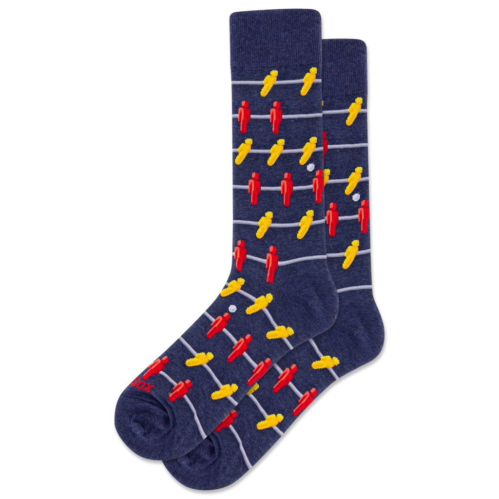 Hot Sox - Men - FOOSBALL Crew Socks