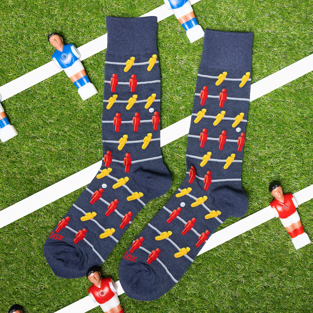 Hot Sox - Men - FOOSBALL Crew Socks