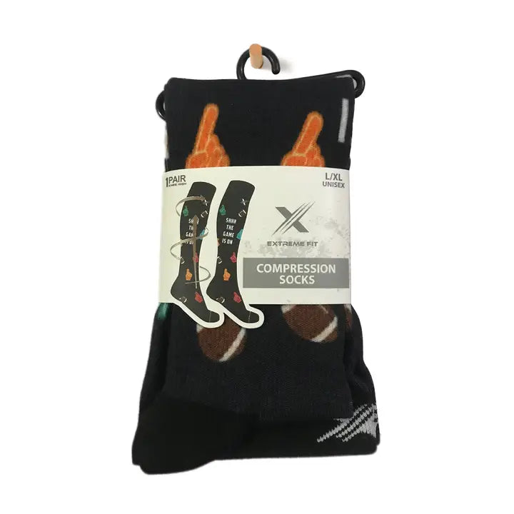 Extreme Fit - COMPRESSION Socks - FOOTBALL - L/XL