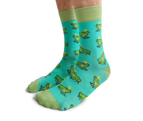 Uptown Sox - Men's - Frog Prince Socks for HIM