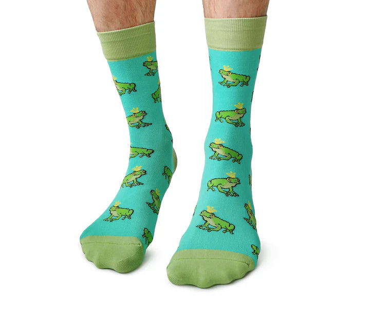 Uptown Sox - Men's - Frog Prince Socks for HIM