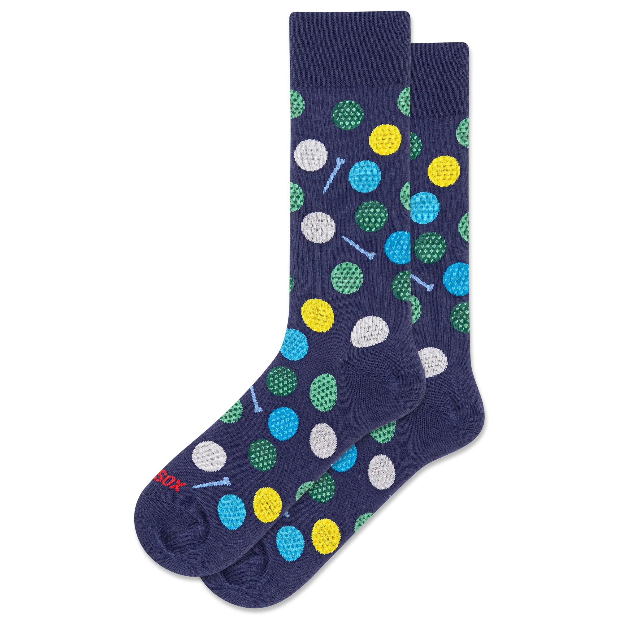 Hot Sox - Men - FUN GOLF BALLS Crew Socks