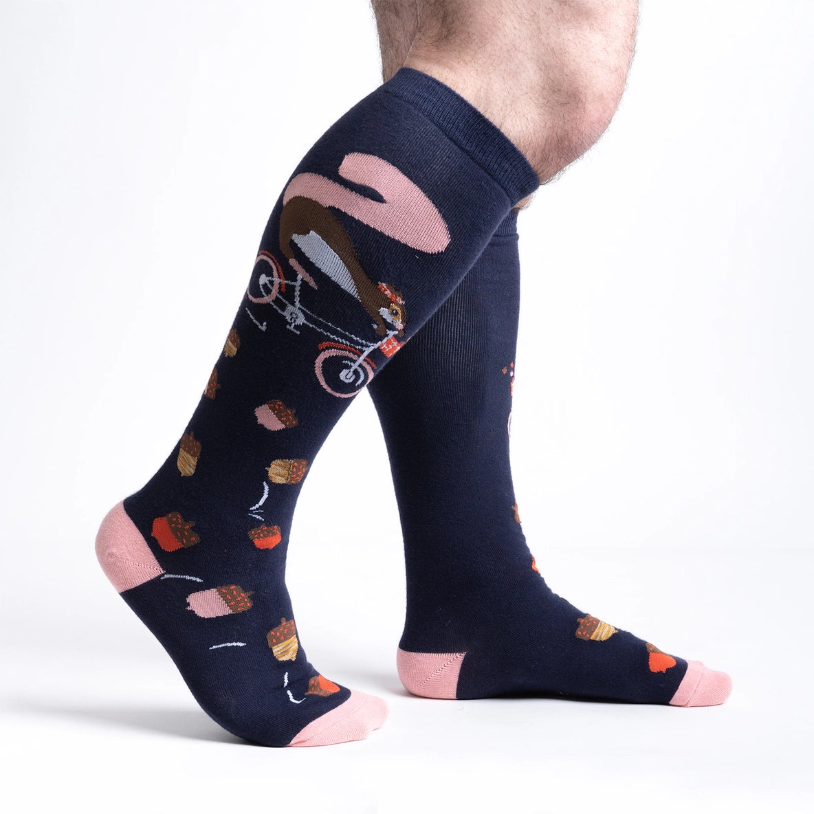 Sock it to Me - Stretch-It Knee High Sock: Feeling Squirrelly