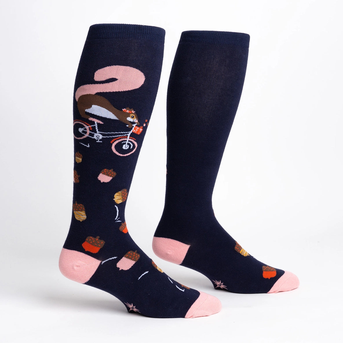 Sock it to Me - Stretch-It Knee High Sock: Feeling Squirrelly