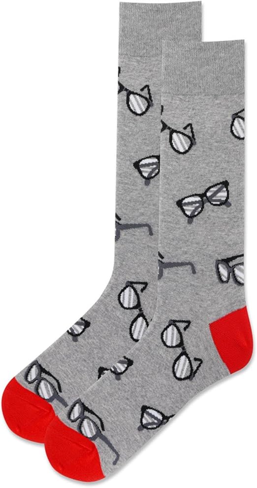 Hot Sox - Men - GLASSES Crew Socks