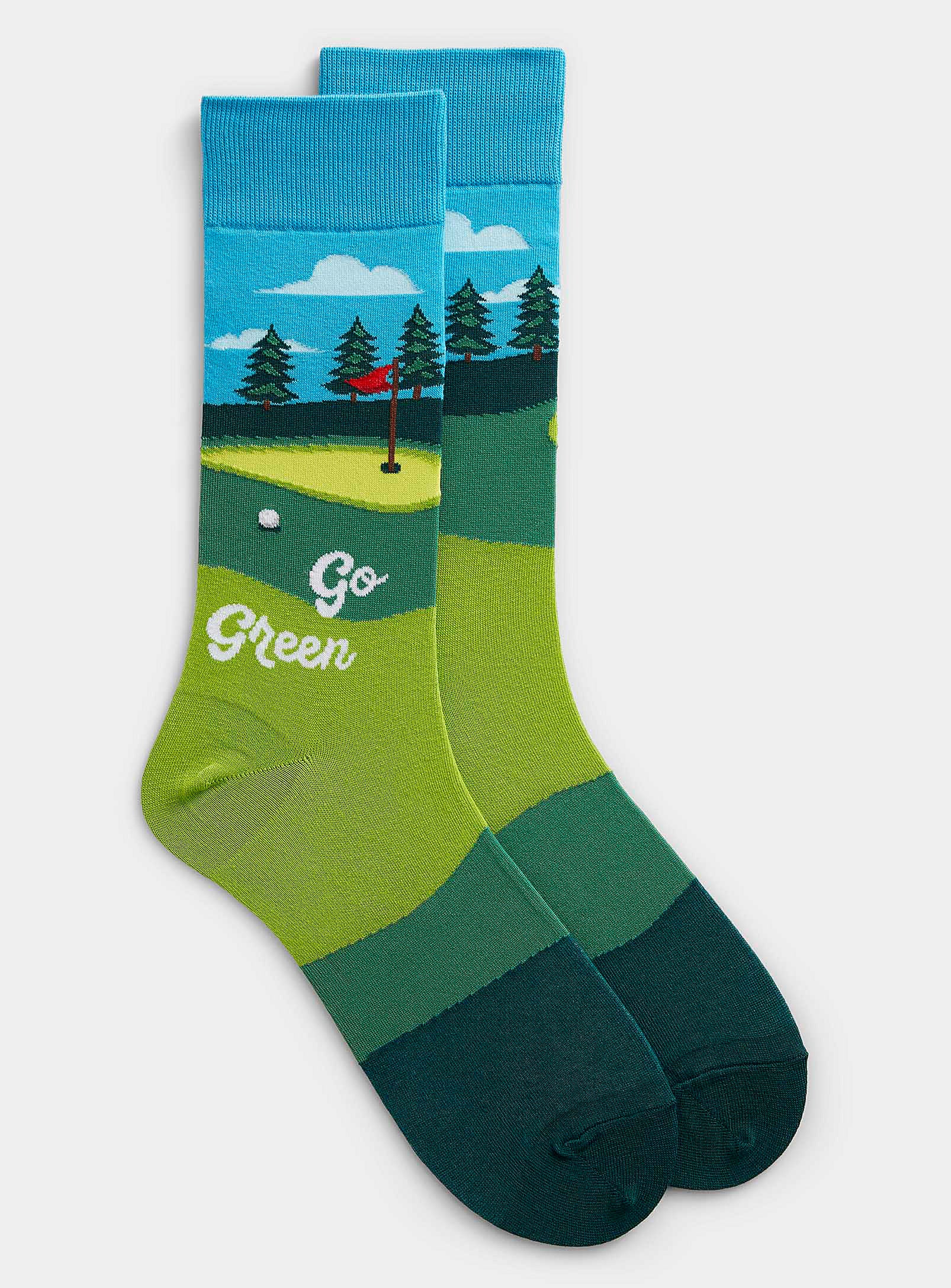 Hot Sox - Men - GO GREEN Crew Socks