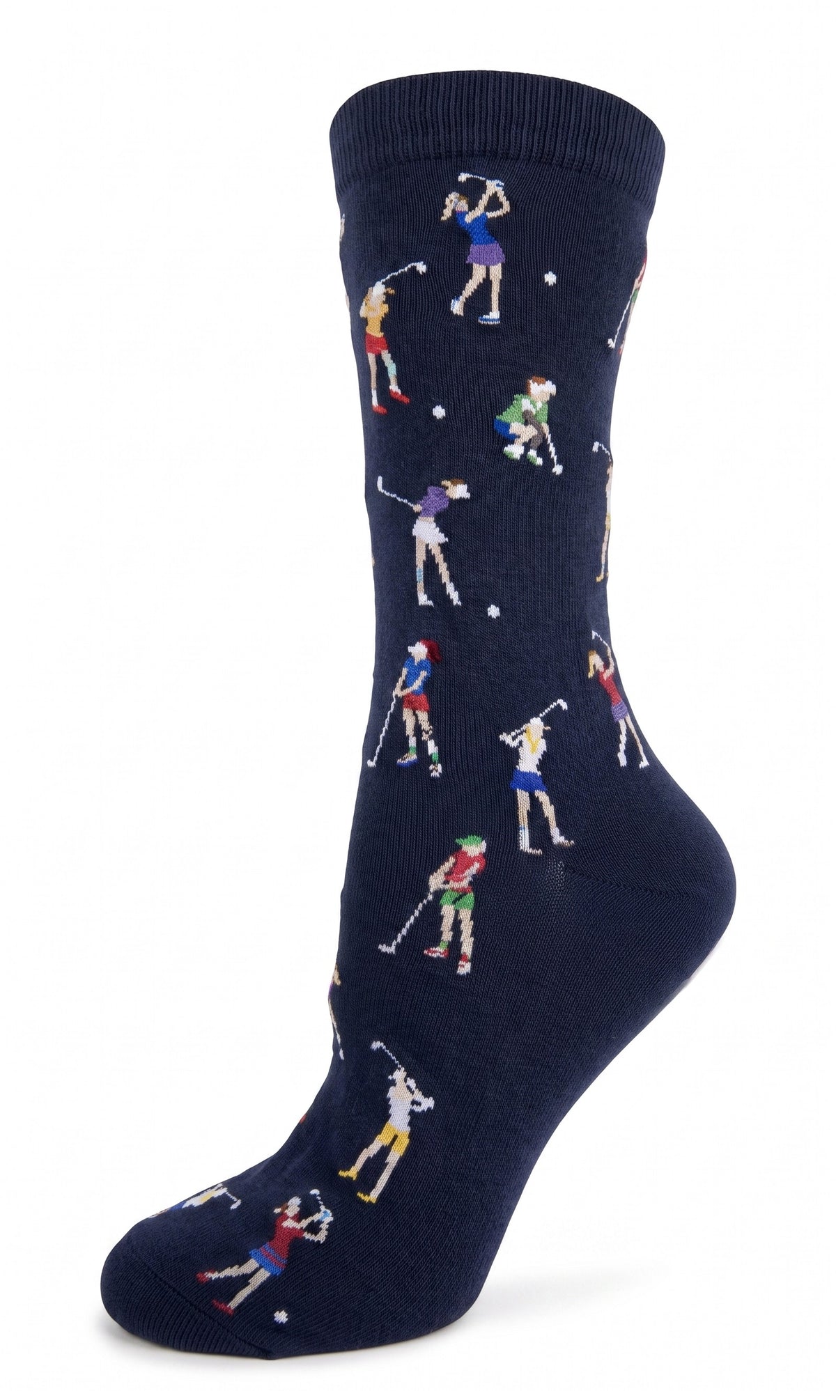 CRAZY TOES - LADIES - GOLFER Crew Socks