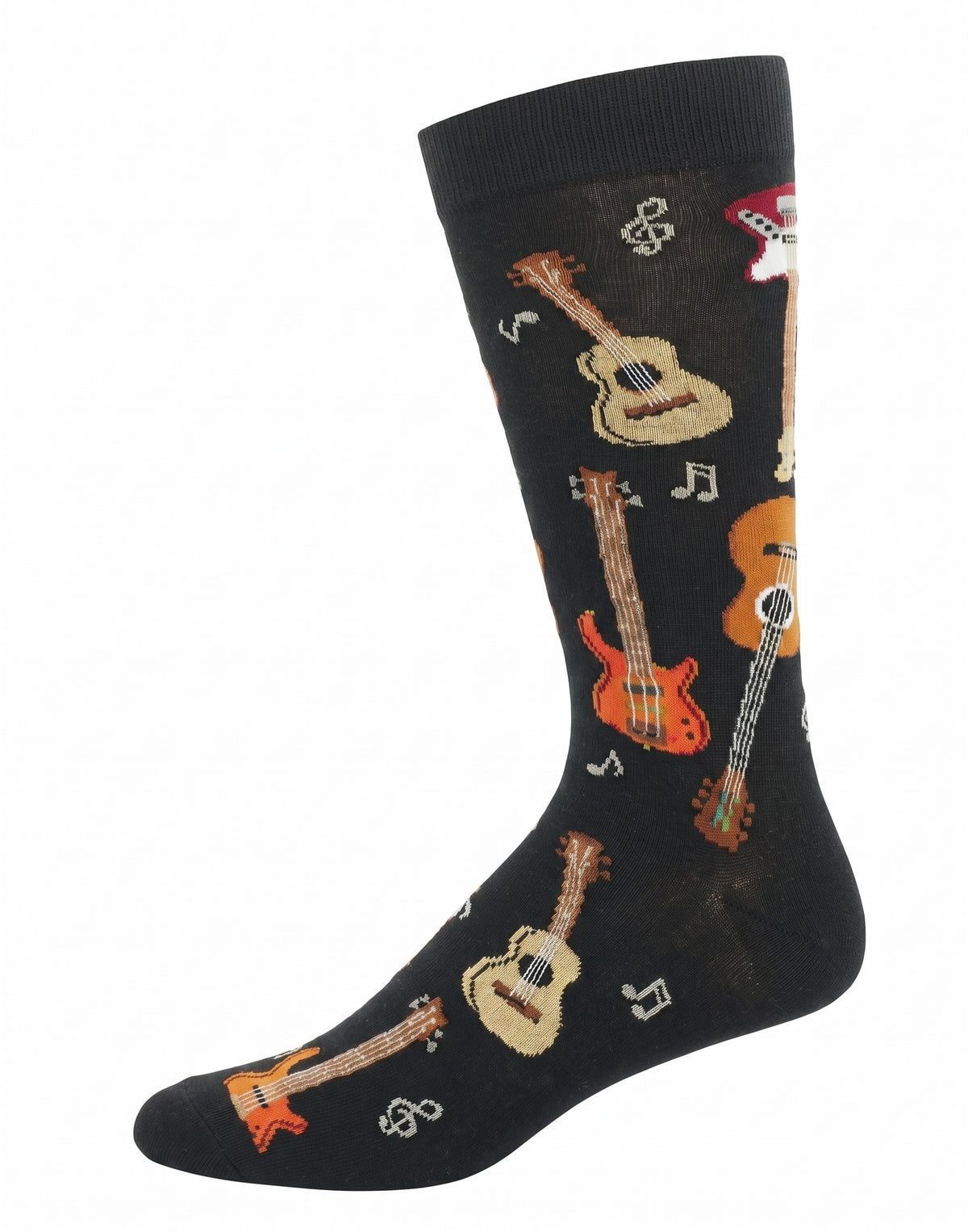 CRAZY TOES - MEN'S - GUITAR Crew Socks