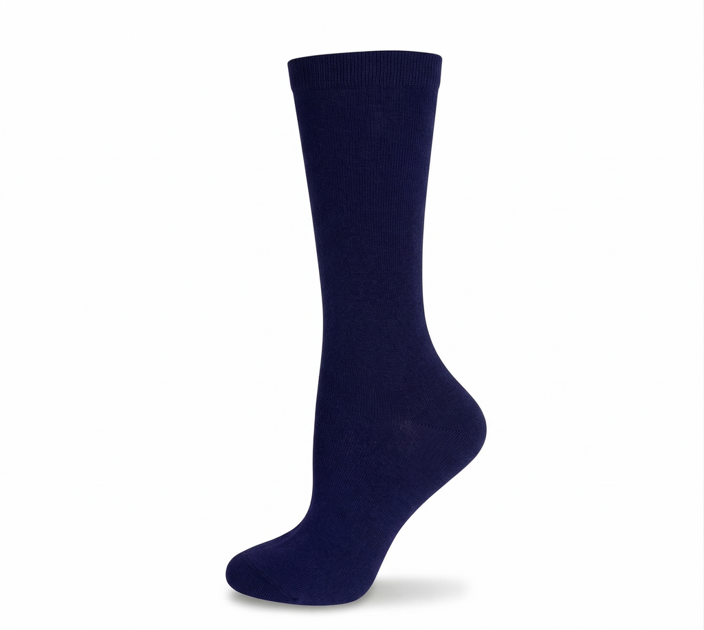 KEY - Diabetic Wellness - Women's - non-Elastic - Plain Crew Socks