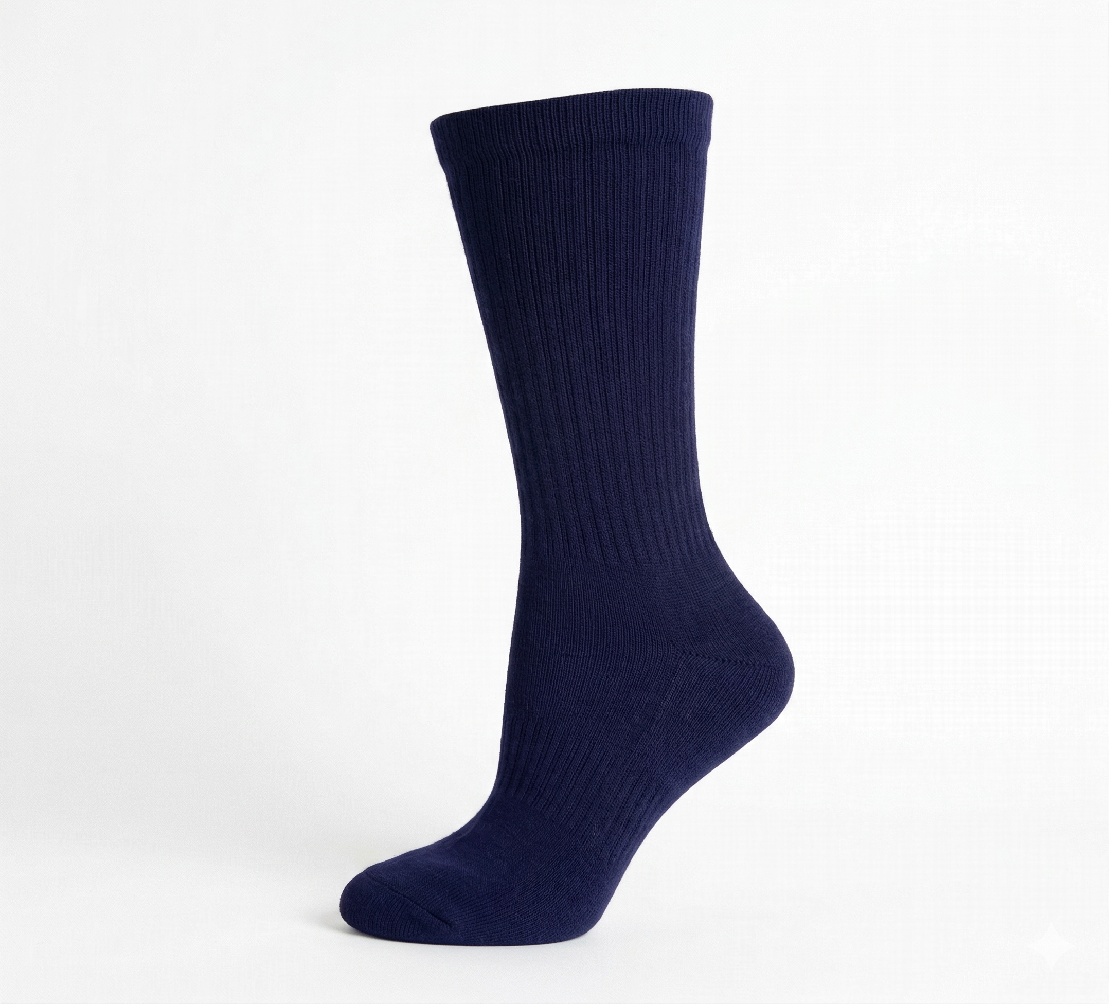 KEY - Diabetic Wellness - Women's - 1/2 Cushion Sole Plain Crew Socks