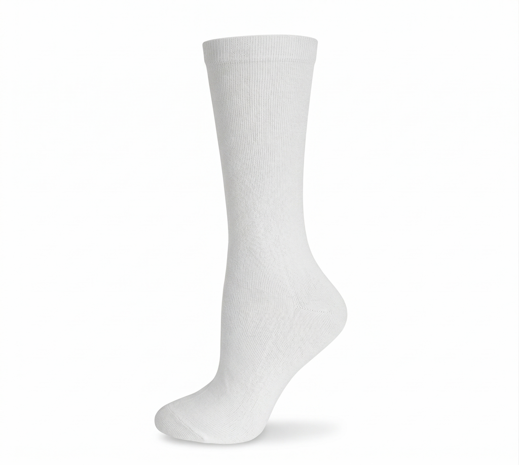 KEY - Diabetic Wellness - Women's - non-Elastic - Plain Crew Socks