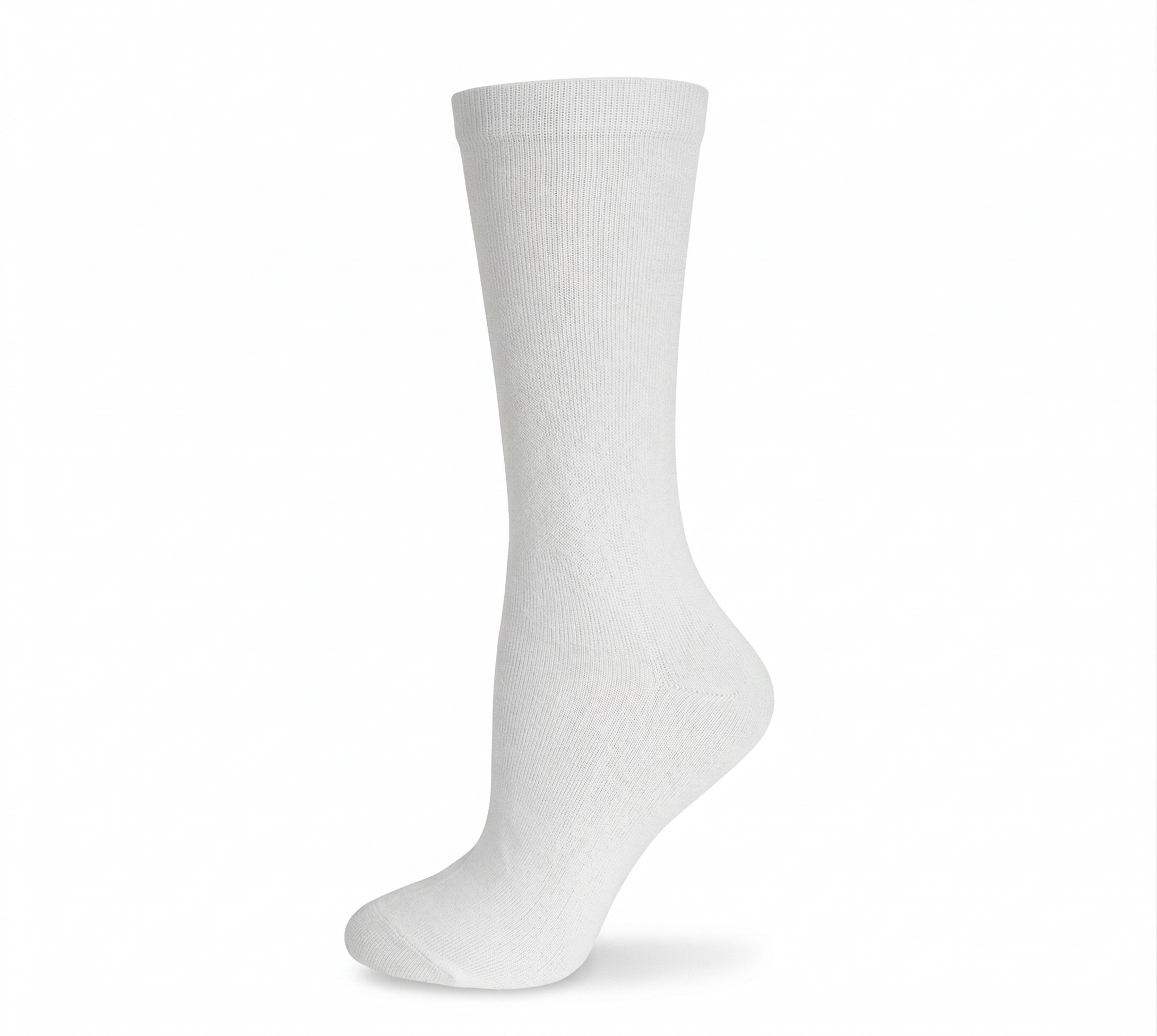 KEY - Diabetic Wellness - Women's - non-Elastic - Plain Crew Socks