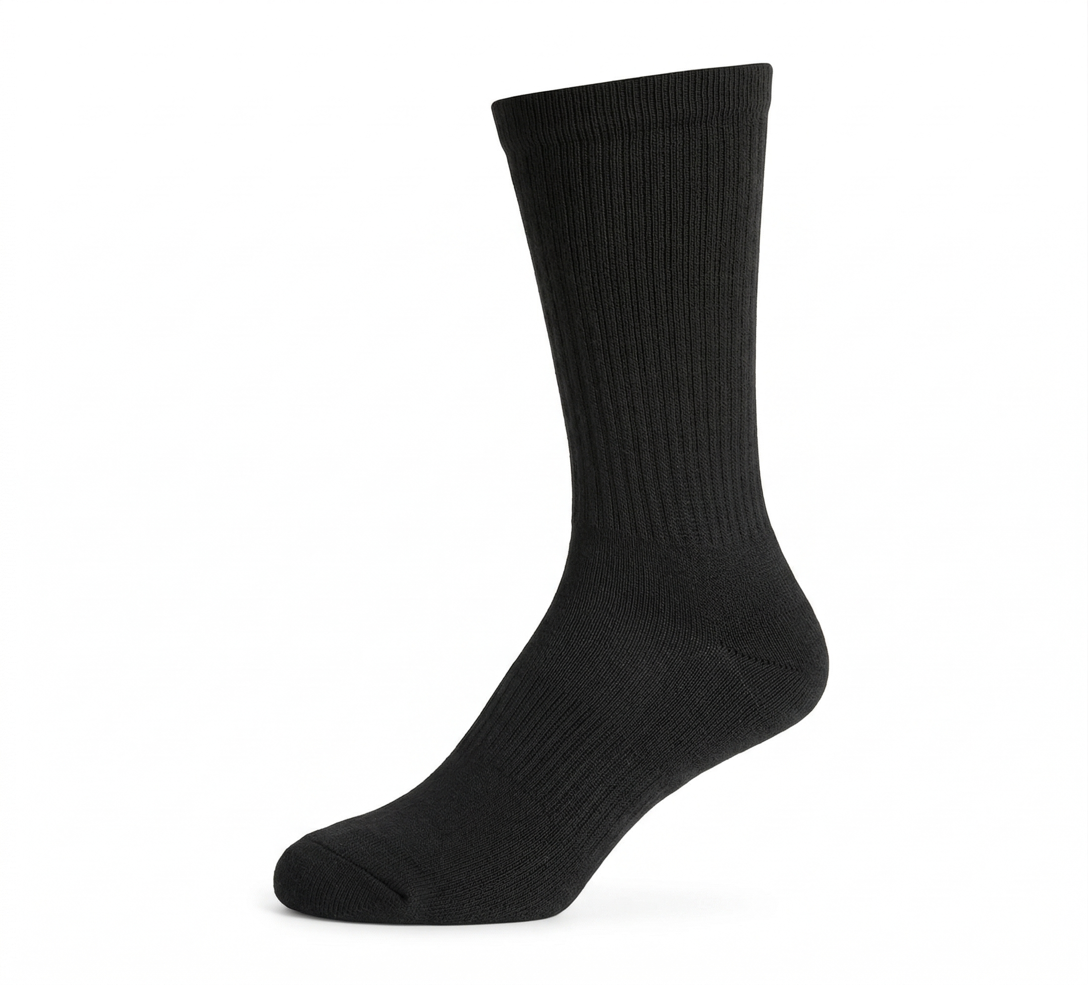 KEY - Diabetic Wellness - Women's - 1/2 Cushion Sole Plain Crew Socks