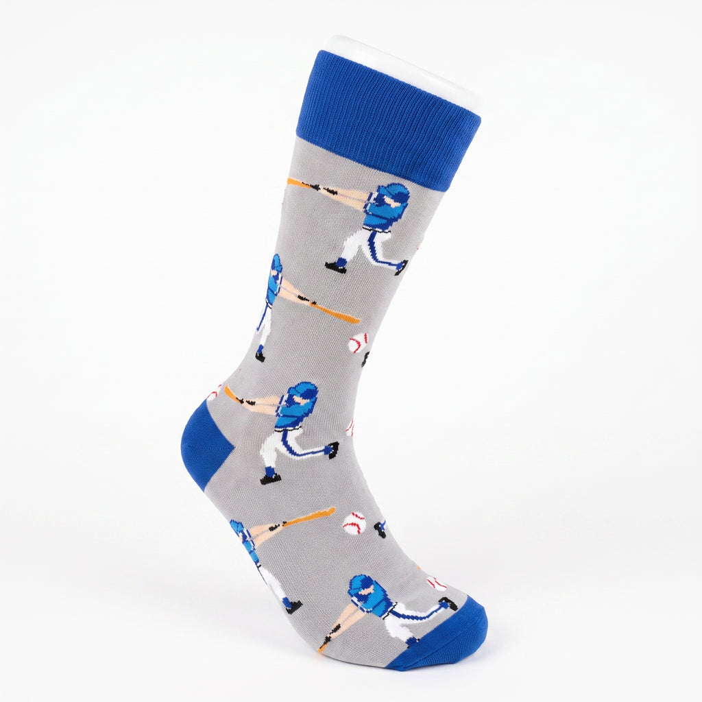 SoXcellent - Baseball Sport Unisex Novelty Socks - M