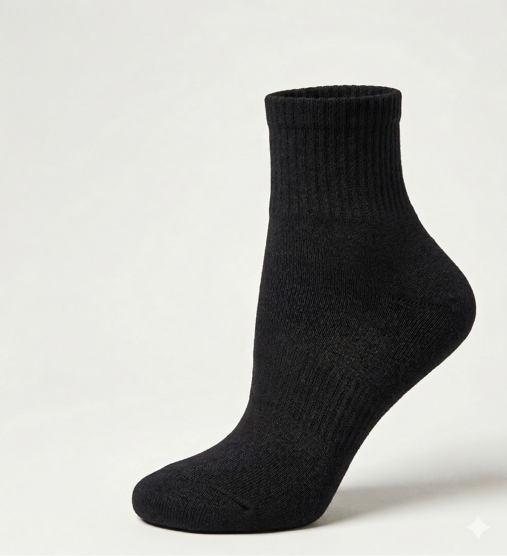 KEY - Diabetic Wellness - Women's - non binding - 1/2 Cushion Sole - Quarter Socks