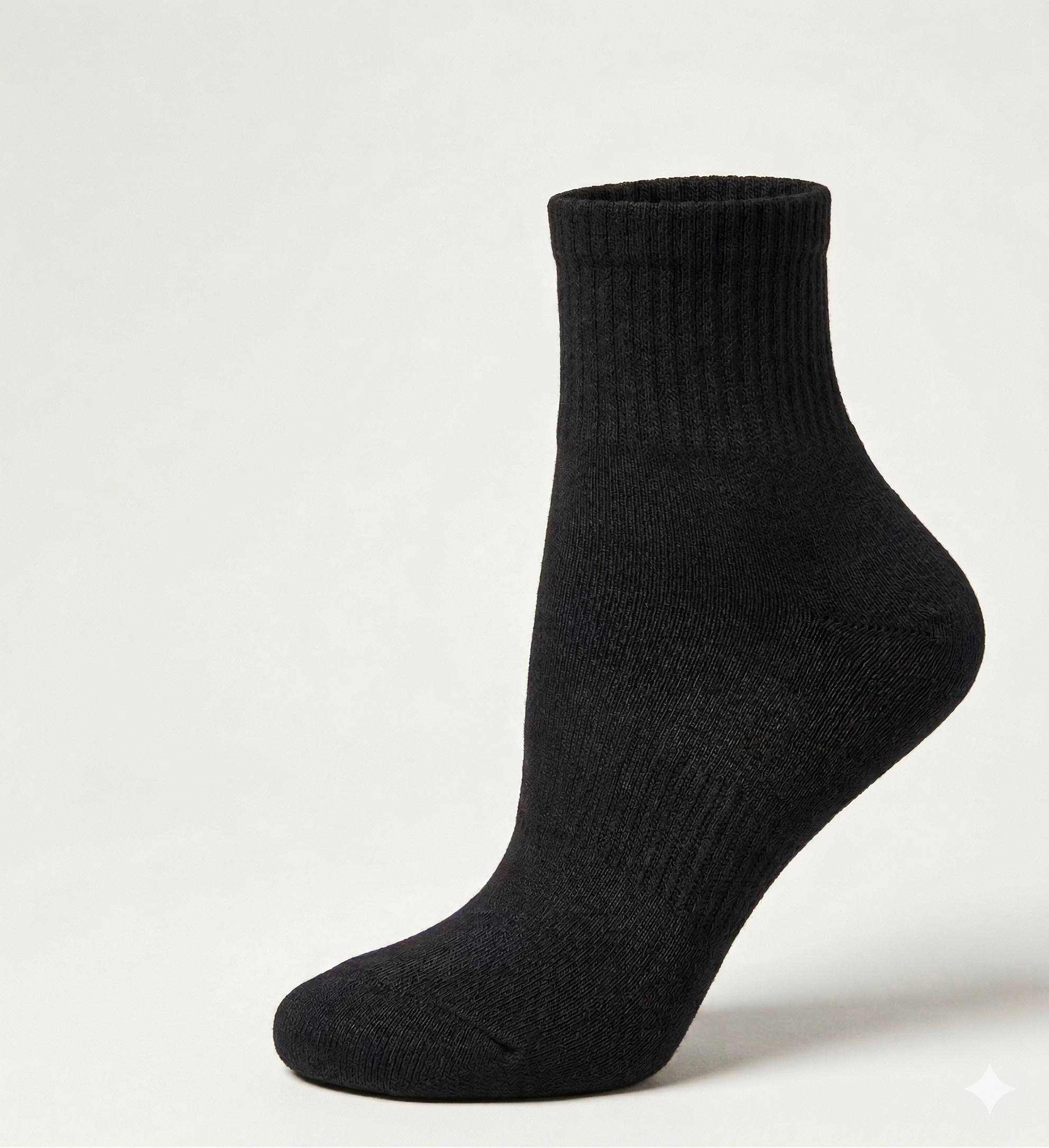 KEY - Diabetic Wellness - Women's - non binding - 1/2 Cushion Sole - Quarter Socks