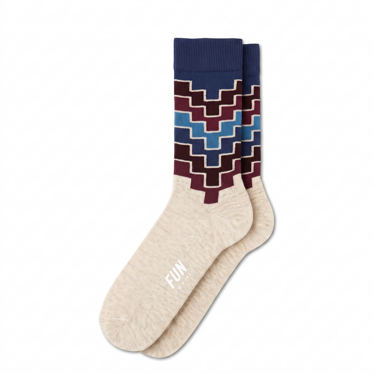 FUN Socks - Women's - GEO Crew Socks