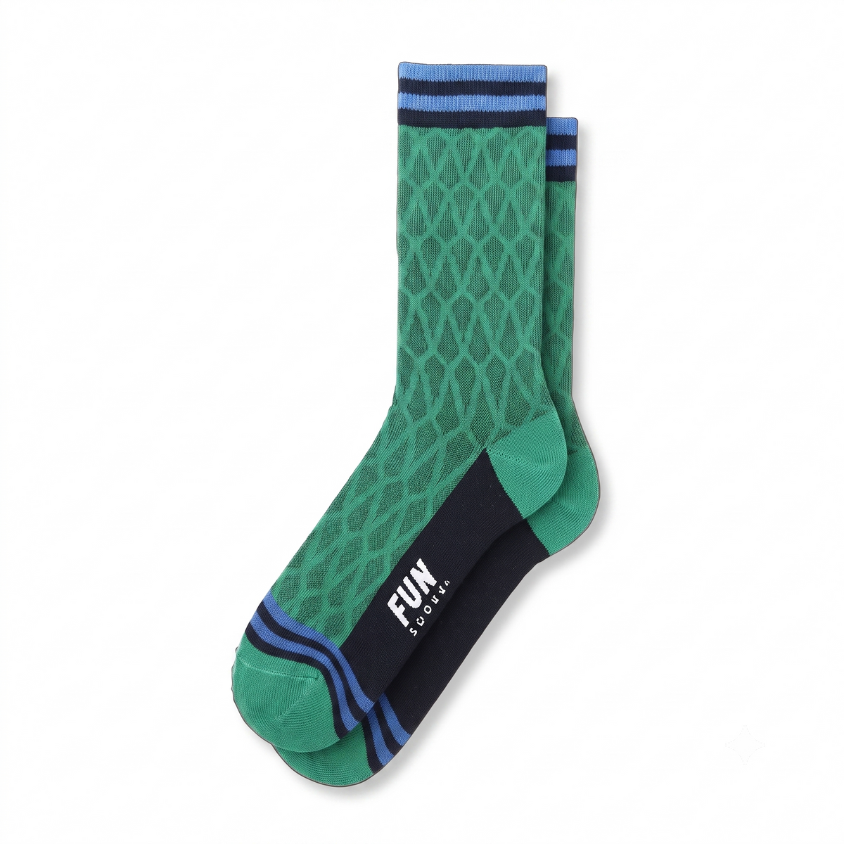 FUN Socks - Women's - GREEN ENVY Crew Socks