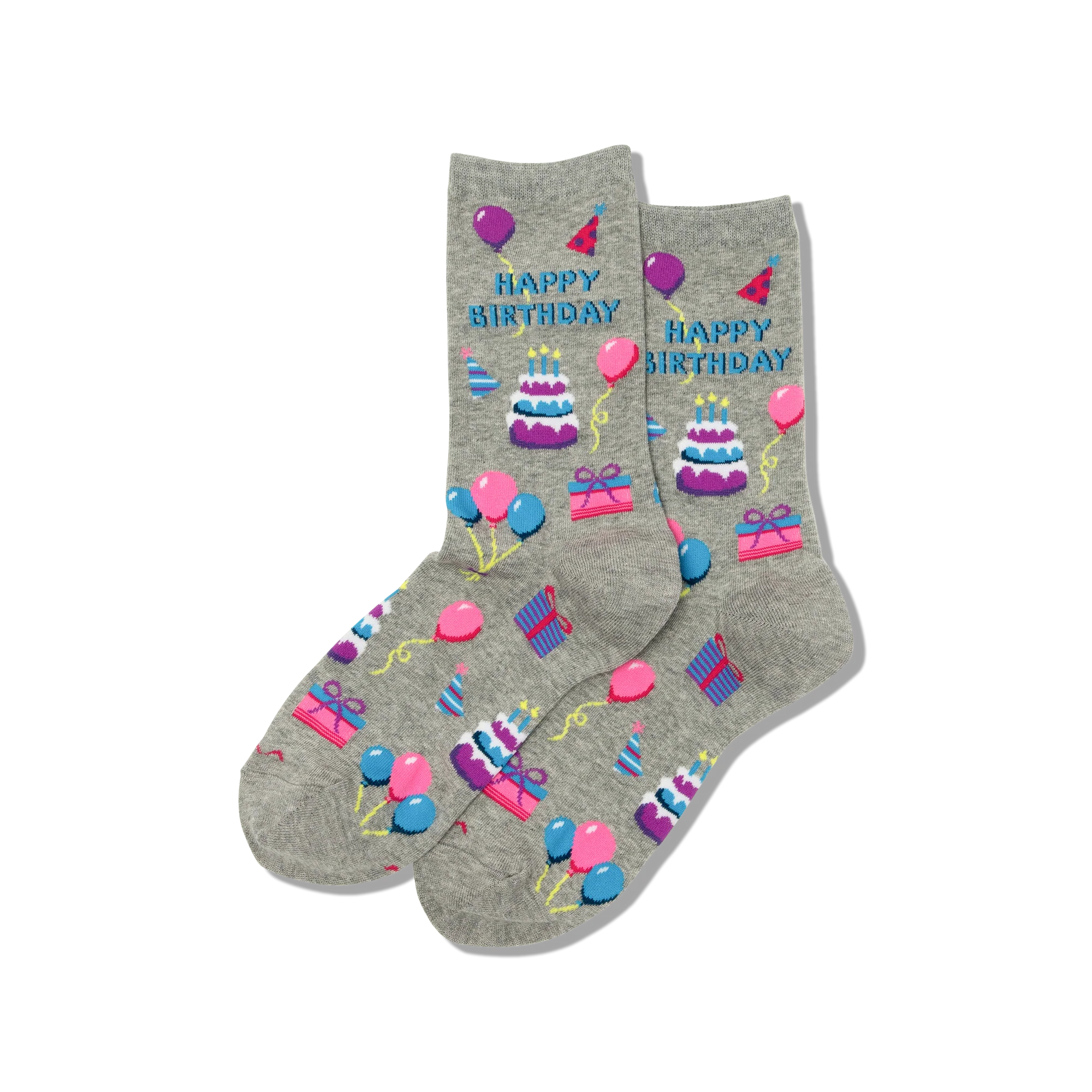 Hot Sox - Women - HAPPY BIRTHDAY Crew Socks