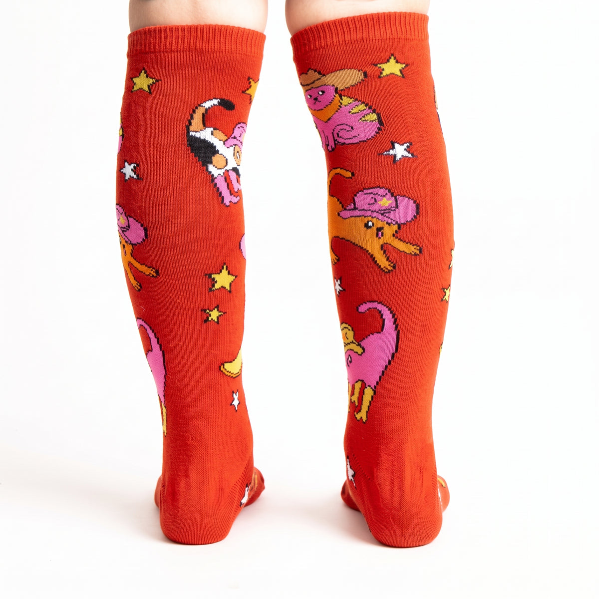 Sock it to Me - Kids - Junior (7-10 yrs) Knee-High Sock: HEARDING CATS