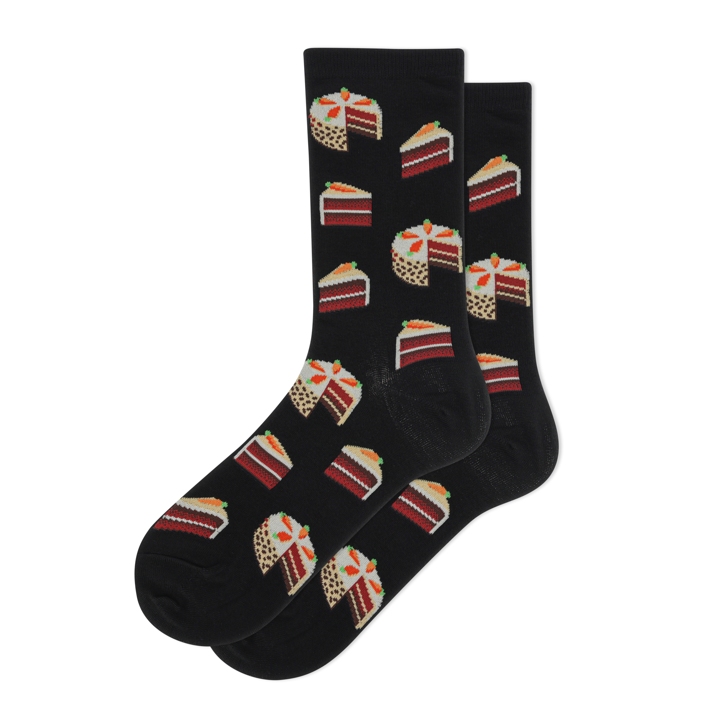 Hot Sox - Women - CARROT CAKE Crew Socks