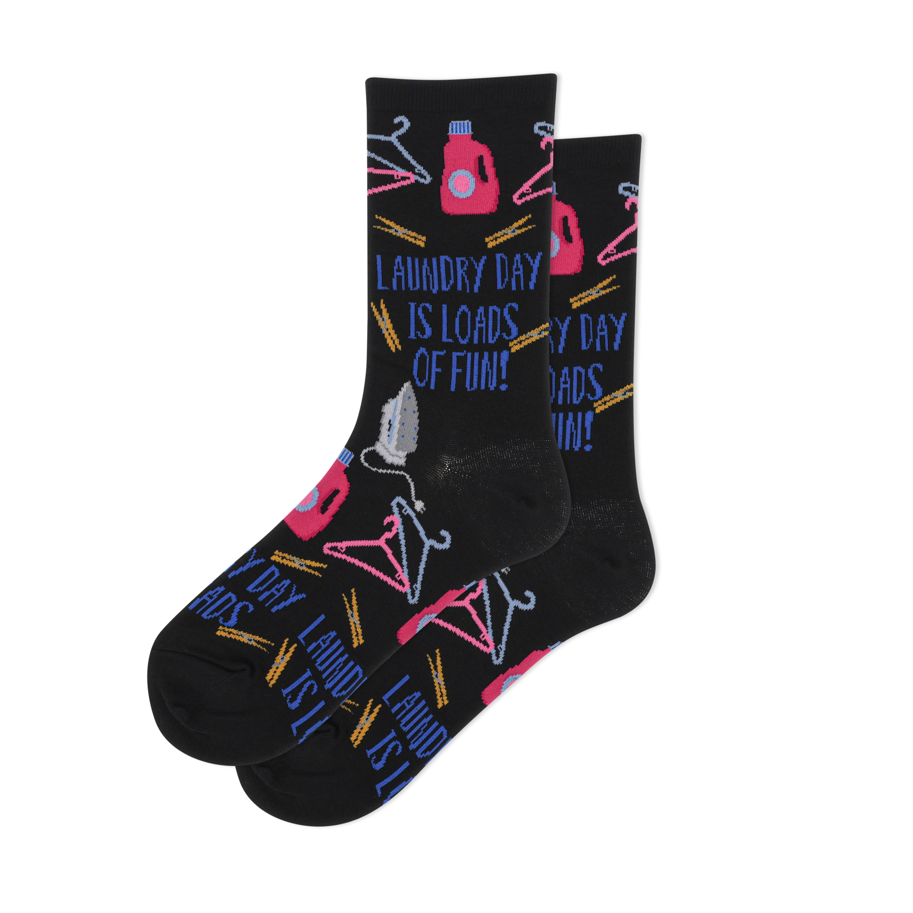 Hot Sox - Women - LAUNDRY DAY Crew Socks