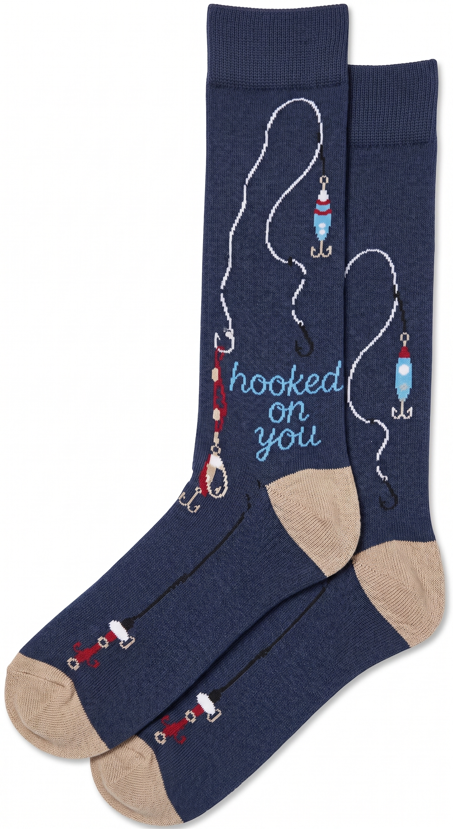 Hot Sox - Men - HOOKED ON YOU Crew Socks