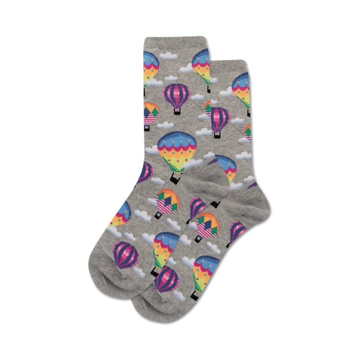 Hot Sox - Women - HOT AIR BALLOON Crew Socks