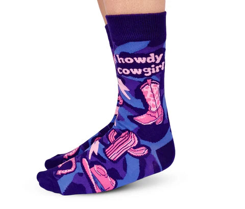 Uptown Sox - Women's - Howdy Cowgirl Socks for HER