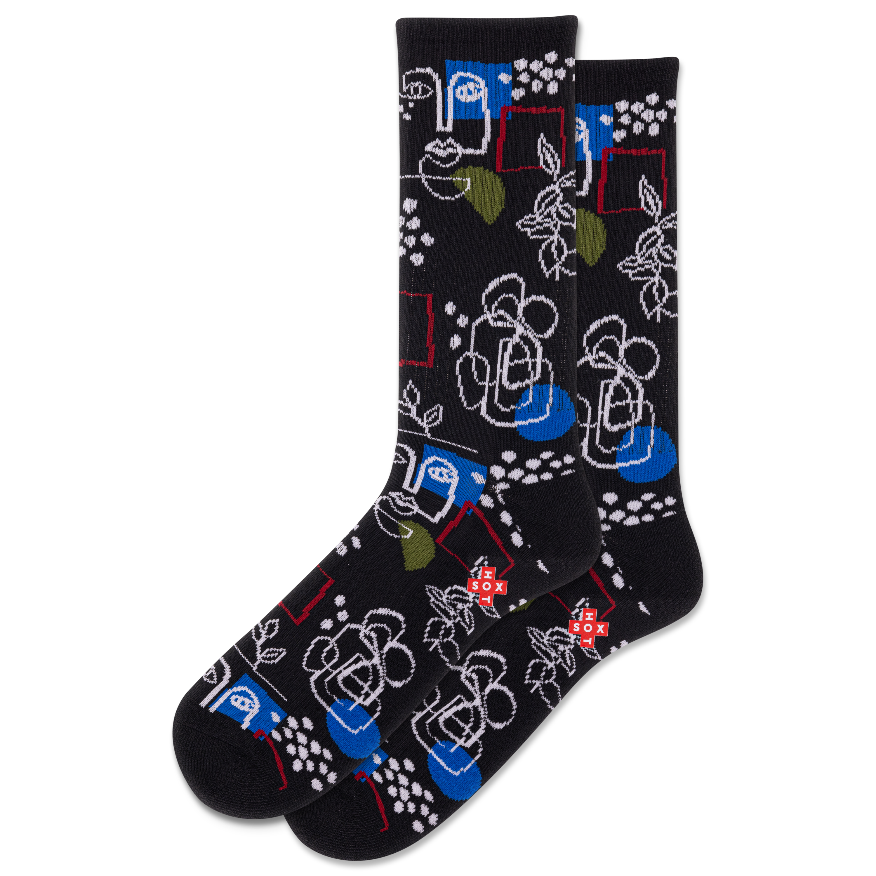 Hot Sox - Men - Artist Series -  Arts Faces Active