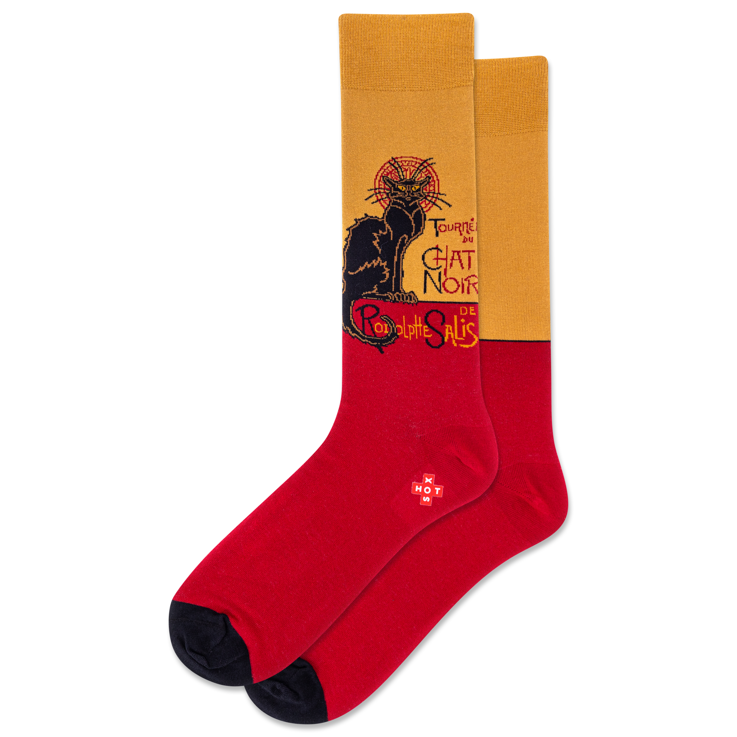 Hot Sox - Men - Artist Series - CHAT NOIR
