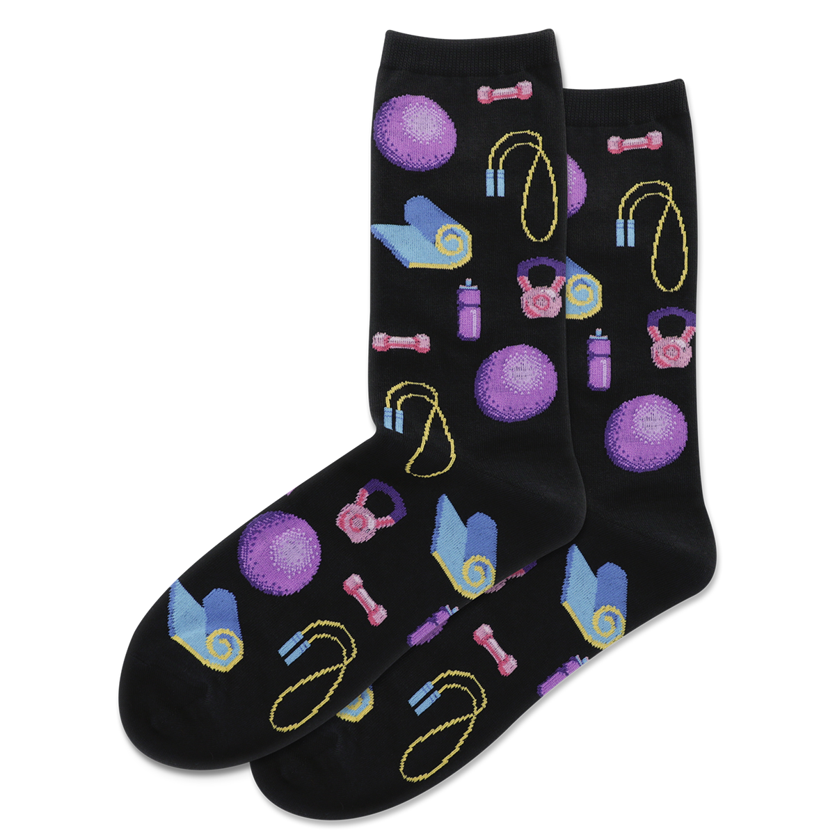 Hot Sox - Women - HOME WORK OUT Crew Socks
