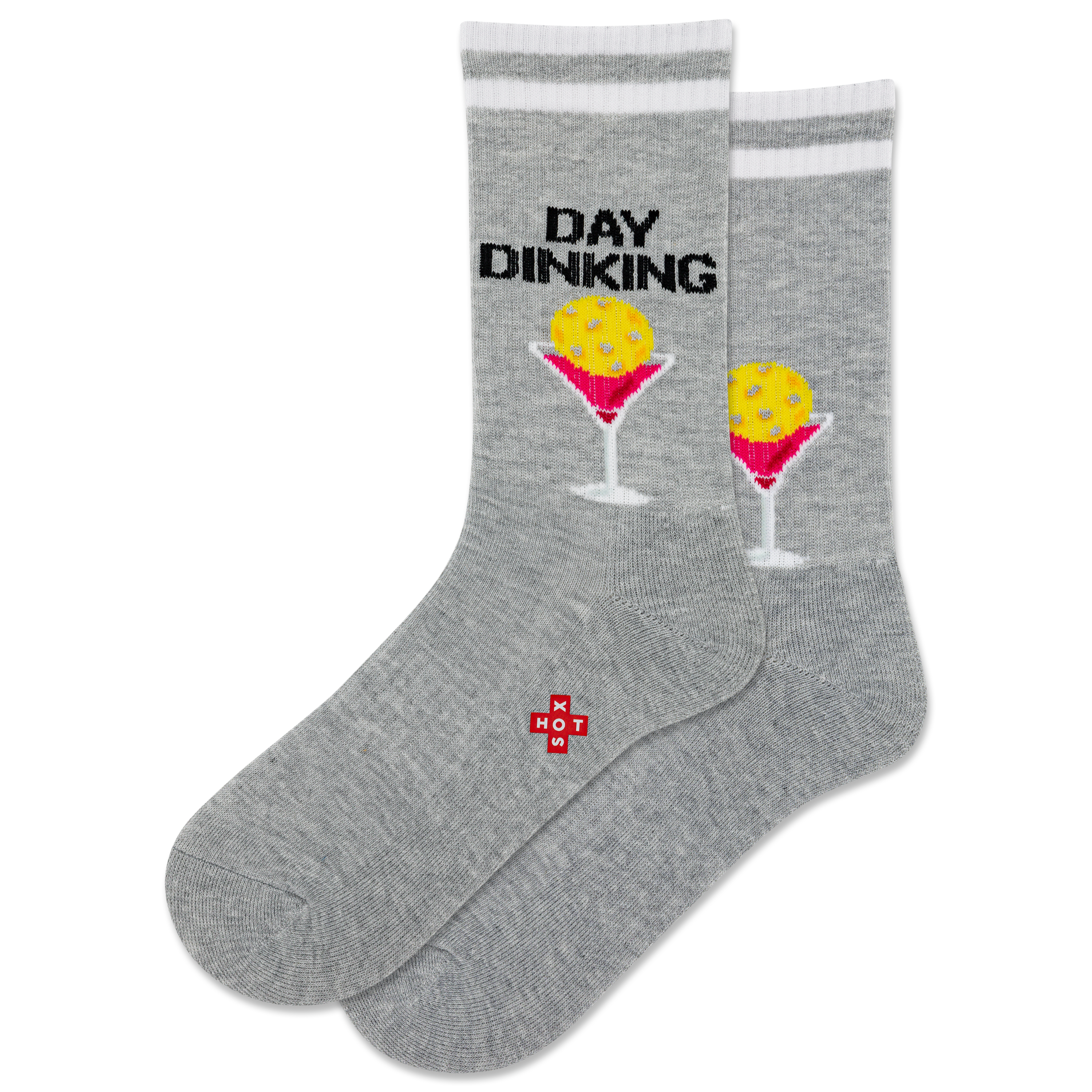 Hot Sox - Women - DAY DINKING Crew Socks