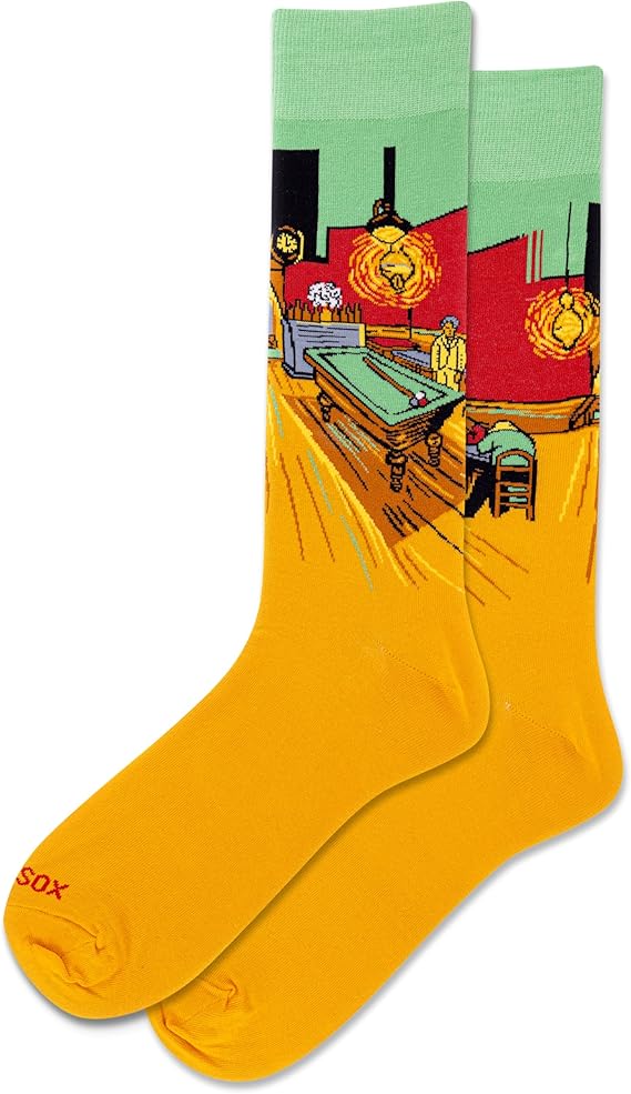 Hot Sox - Men - Artist Series - Night Café (Leaf)