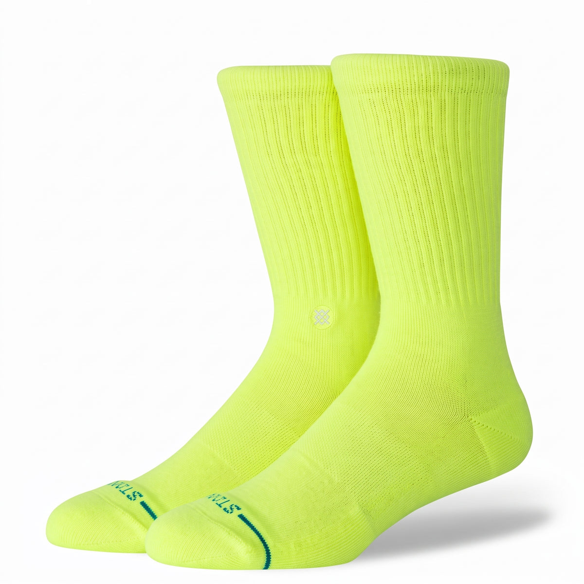 STANCE - Men's - ICON Crew Socks: NEON YELLOW