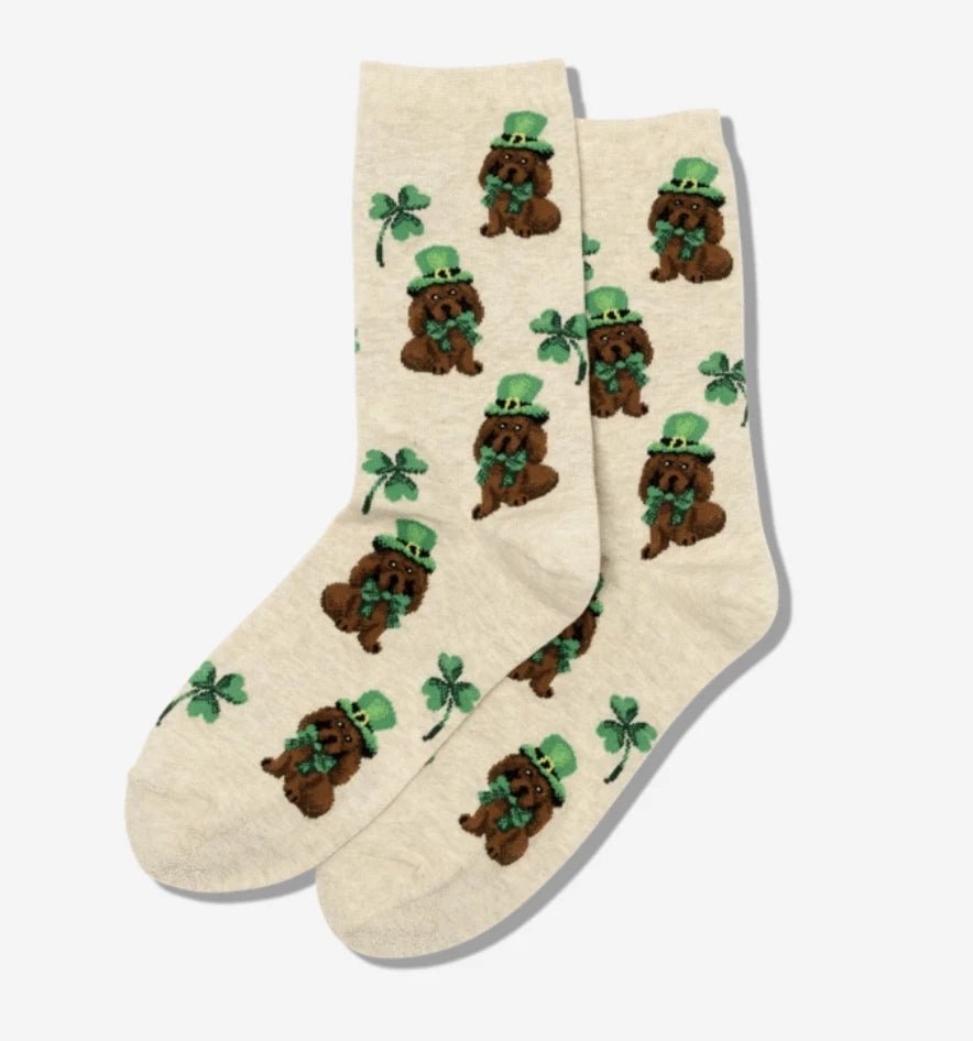 Hot Sox - Women - IRISH PUP Crew Socks
