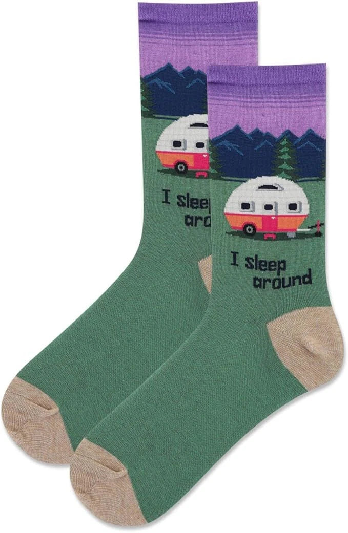 Hot Sox - Women - I SLEEP AROUND Crew Socks