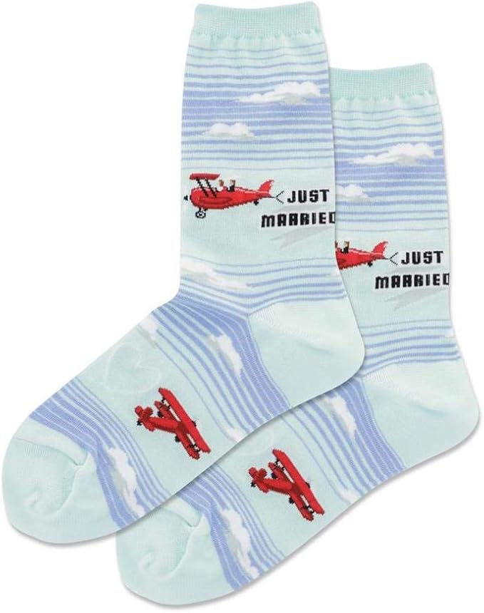 Hot Sox - Women - JUST MARRIED Crew Socks