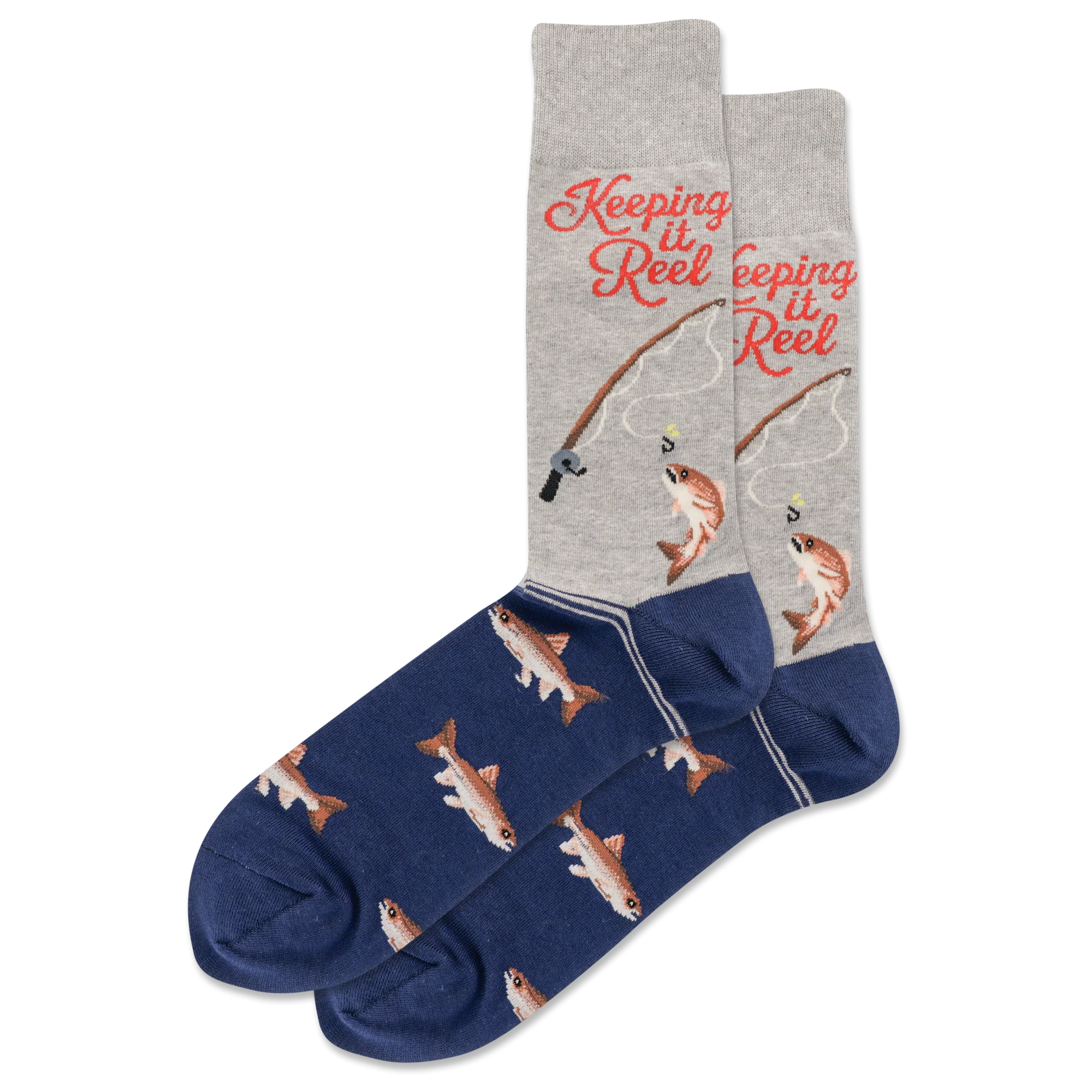 Hot Sox - Men - KEEPING IT REEL Crew Socks