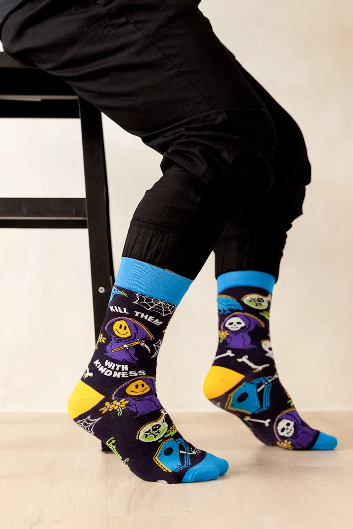 Uptown Sox - Men's - KIND REAPER Socks - For Him