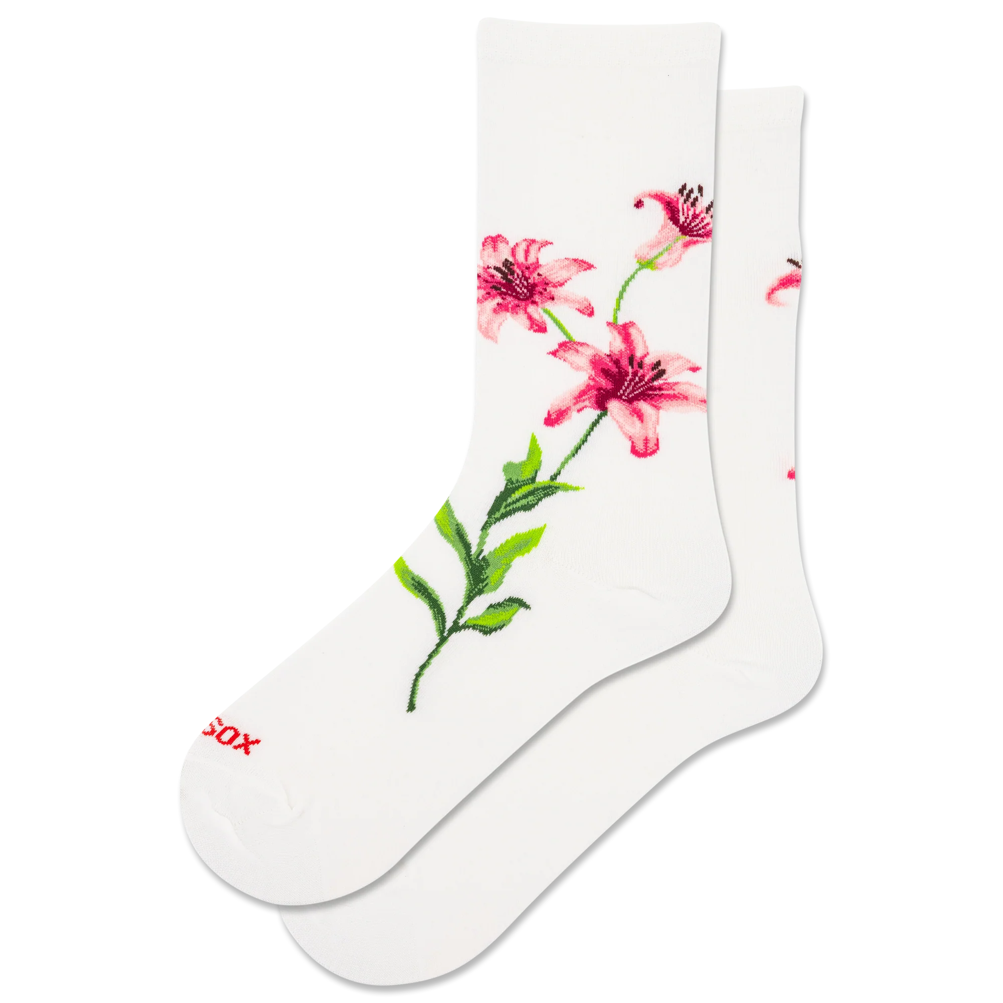 Hot Sox - Women - LILY FLORAL Crew Socks