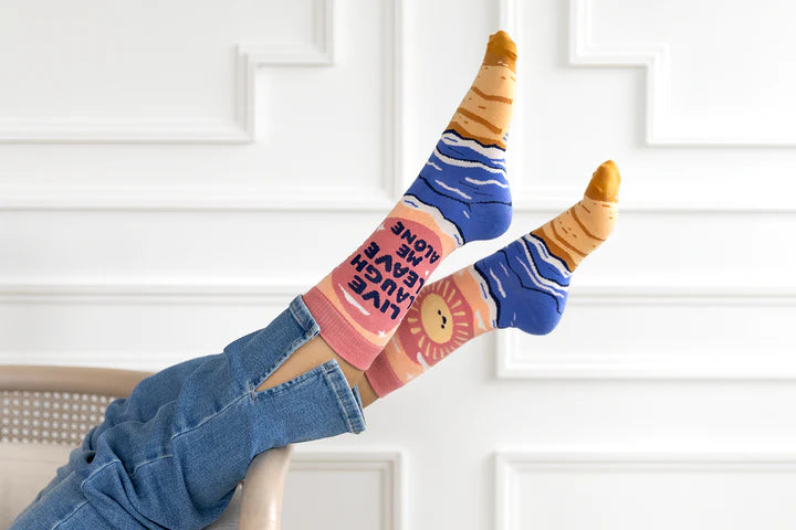 Uptown Sox - Women's - Live, Laugh, Leave Socks for HER